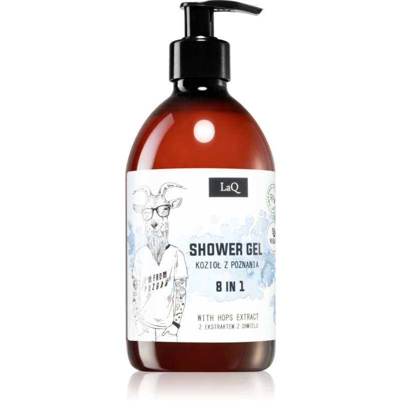 LAQ Żel dla Facetów 8w1, Chmiel, LaQ, 500ml