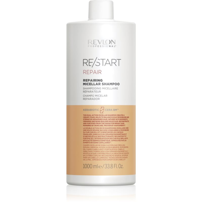 Revlon PROFESSIONAL Professional RE/START Recovery Restorative Micellar Shampoo 1000 ml 8432225114644