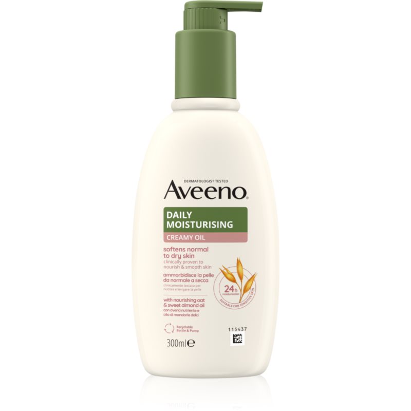 Aveeno Daily Moisturising Creamy Oil krem do ciała 300 ml unisex
