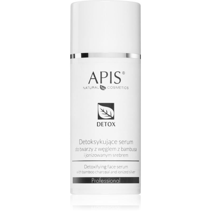 Apis Professional Detoksykujące serum do twarzy z węglem z bambusa i jonizowanym srebrem - Professional Detox Detoxifying Face Serum With Carbon Bamboo And Ionized Silver