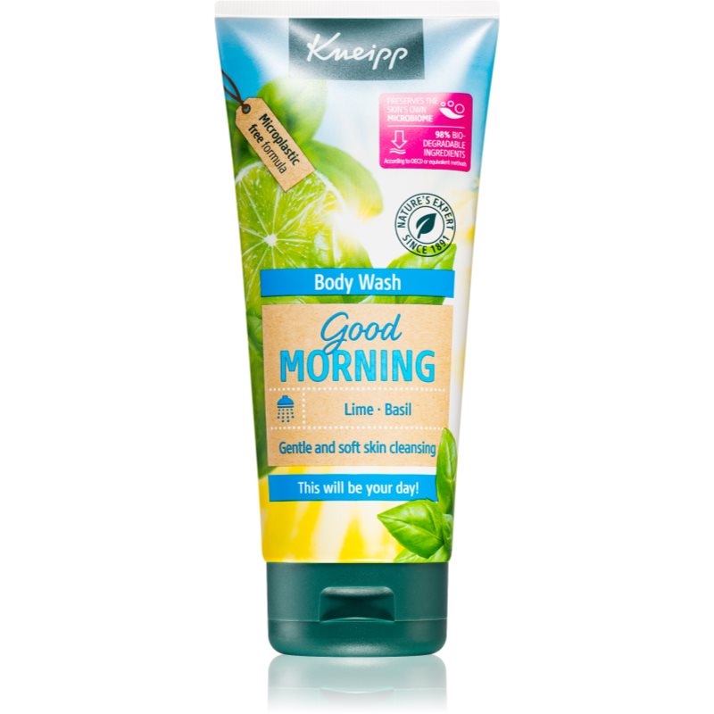 Kneipp Good Morning żel pod prysznic Lime & Basil 200 ml