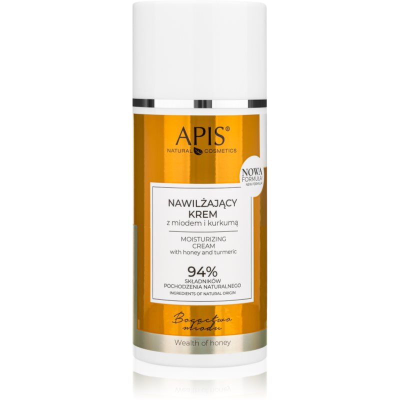 Apis Bogactwo miodu Nawilżajacy krem z miodem i kurkumą, 100.0 ml
