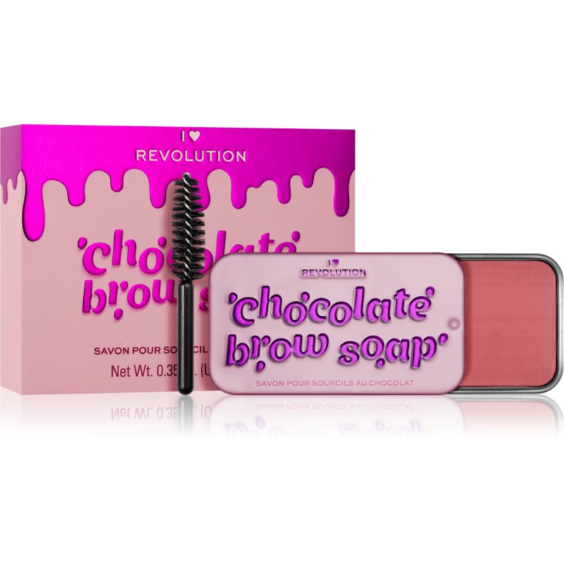 I HEART REVOLUTION CHOCOLATE BROW SOAP PRZEZROCZYSTE MYDŁO DO BRWI ZE SZCZOTECZKĄ 10G