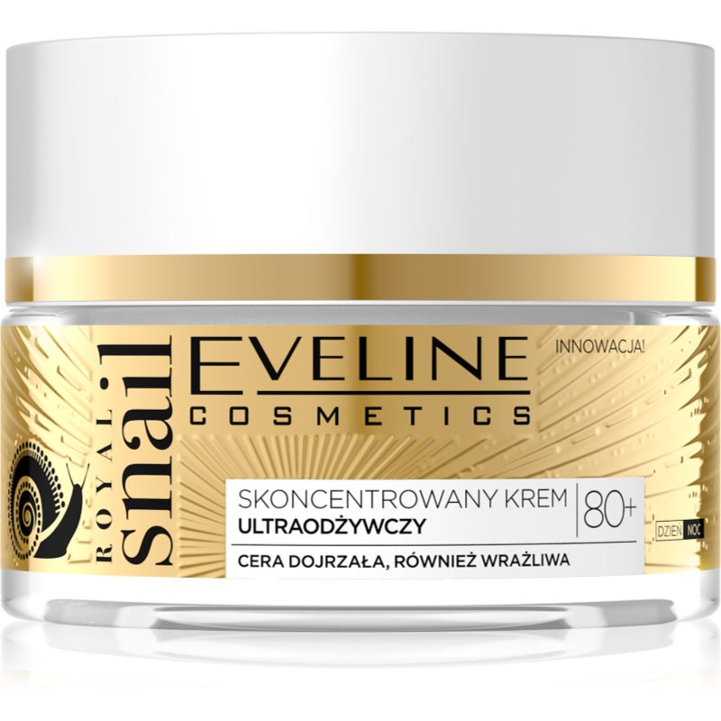 Eveline Royal Snail Krem aktywnie regenerujący na dzień/noc 80+ 50ml