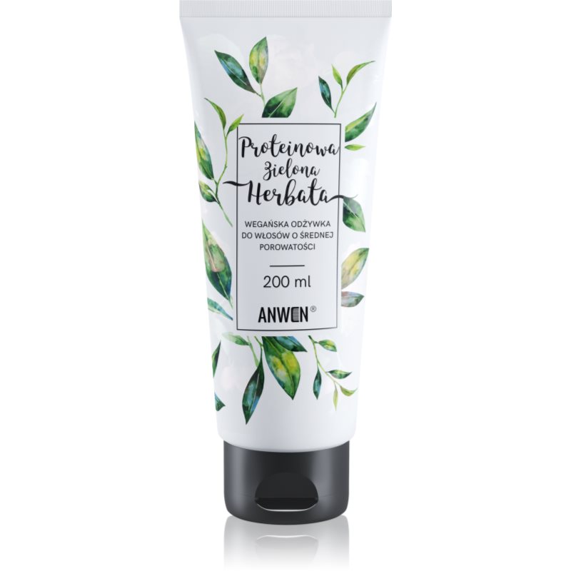 ANWEN ANWEN ODŻYWKA DO WŁOSÓW PROTEINOWA ZIELONA HERBATA 200ML