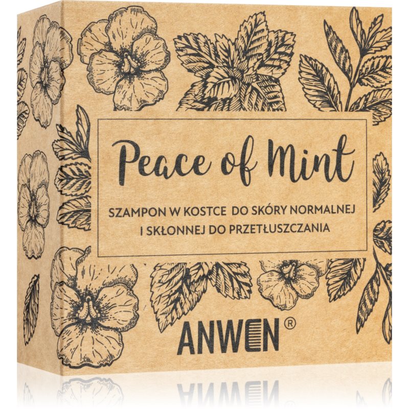 ANWEN Peace of Mint szampon w kostce (PUSZKA) 75g Anwen