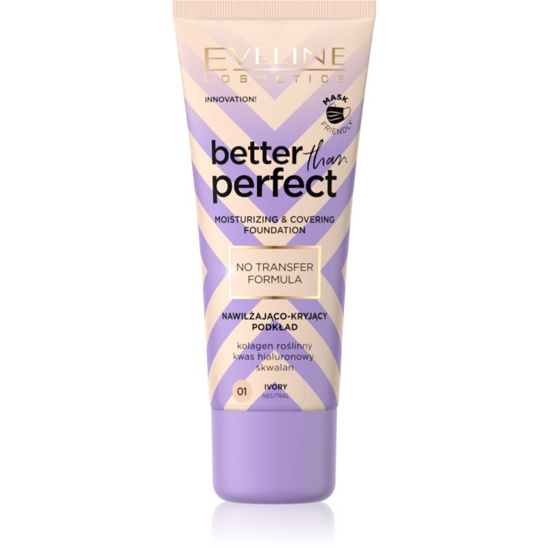 Eveline KOLOROWKA Better Than Perfect Podkład nawilżająco-kryjący nr 01 Ivory 30ml
