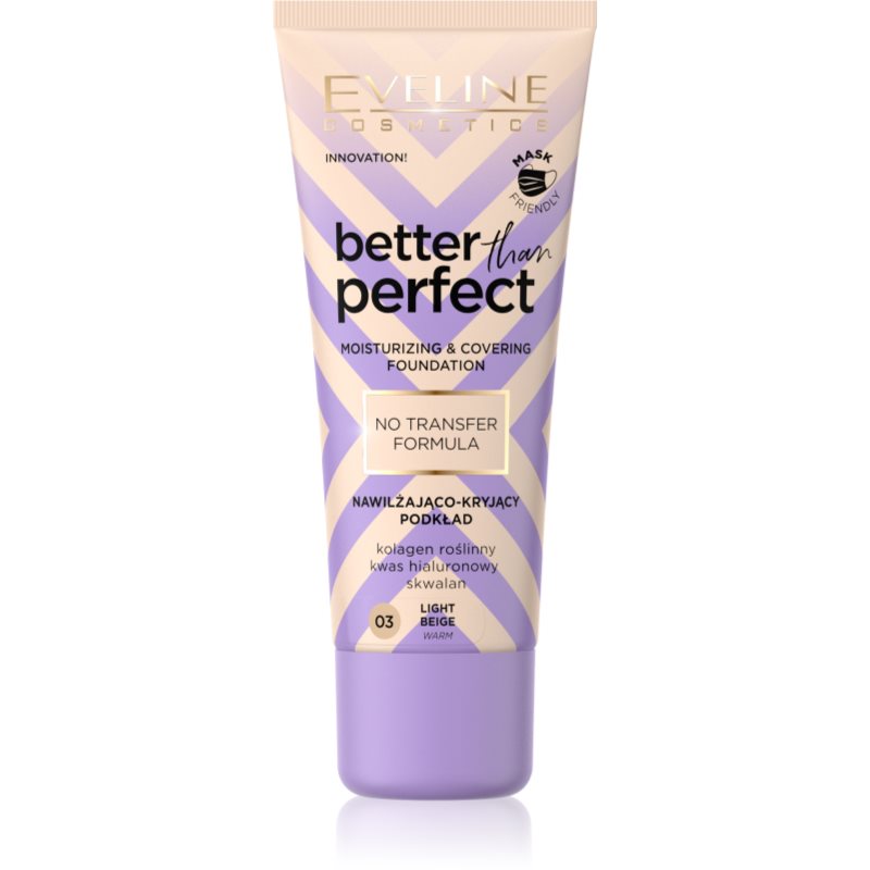 Eveline KOLOROWKA Better Than Perfect Podkład nawilżająco-kryjący nr 03 Light Beige 30ml
