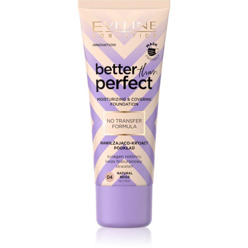 Eveline KOLOROWKA Better Than Perfect Podkład nawilżająco-kryjący nr 04 Natural Beige 30ml