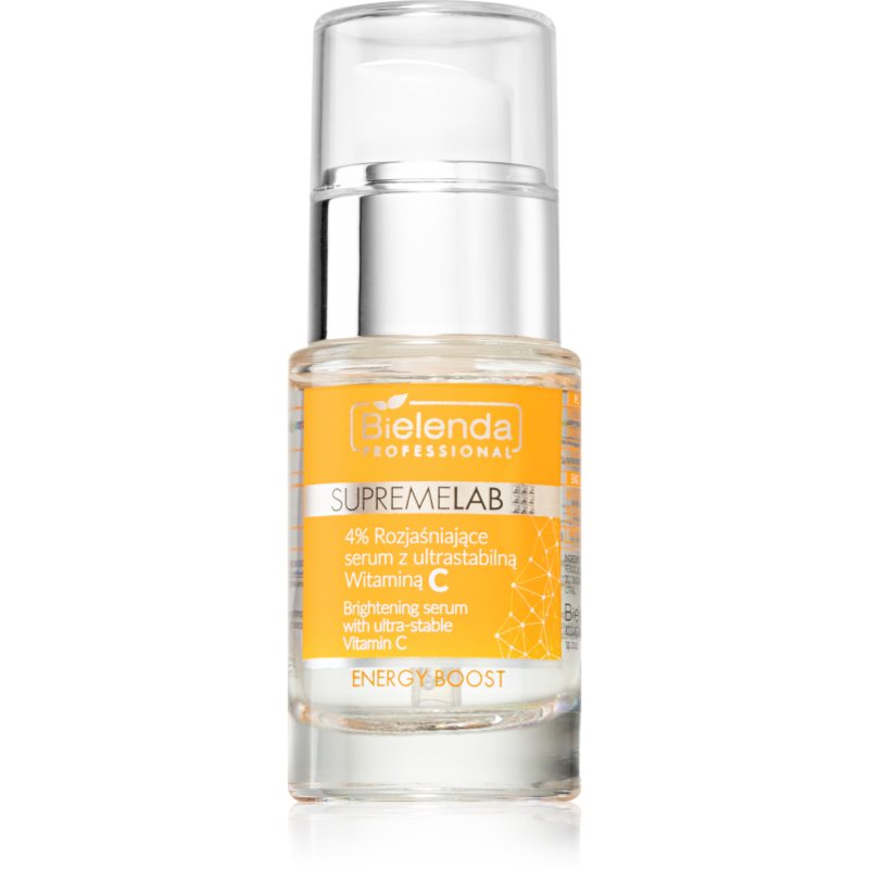 Bielenda SUPREMELAB ENERGY BOOST SERUM ROZJAŚNIAJĄCE SKÓRĘ Z WITAMINĄ C 15ML