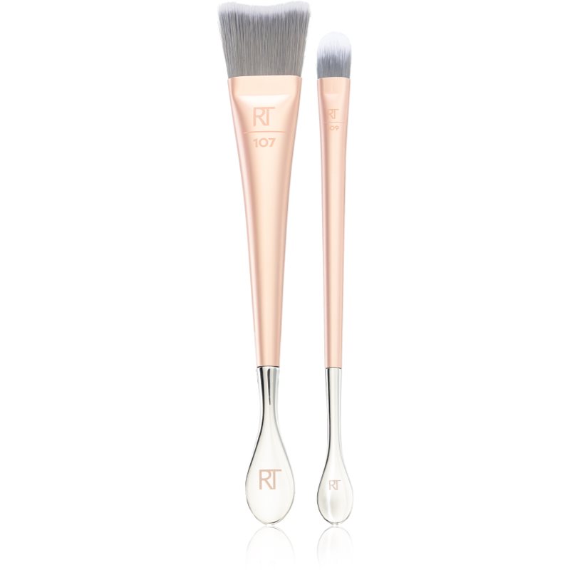 Real Techniques Prep Skincare Brush Duo zestaw Pędzel Prep RT 107 Face Brush 1 szt + Pędzel Prep RT 109 Eye Brush 1 szt dla kobiet