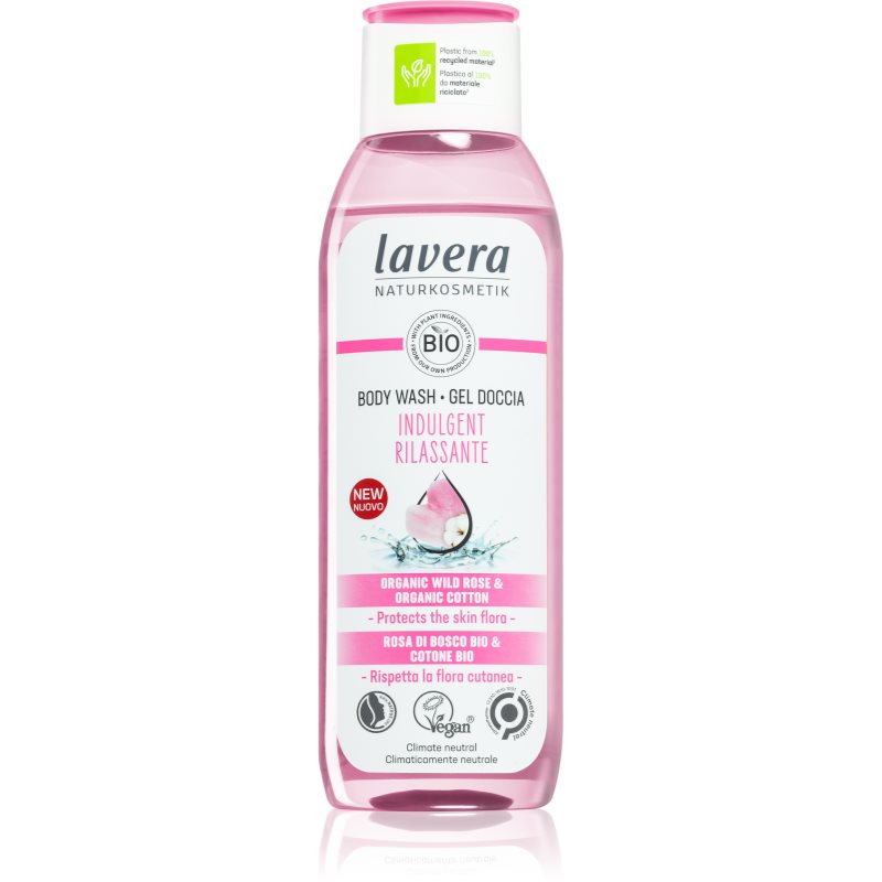 Lavera - Pielęgnujący żel pod prysznic z dziką różą, 250 ml