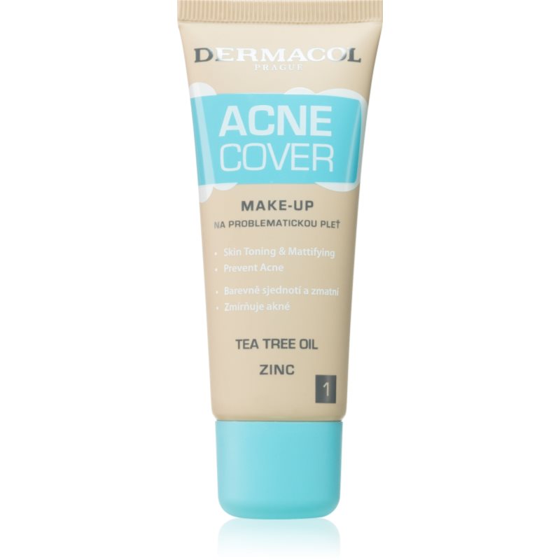 Dermacol Acne Cover podkład kojący z olejkiem z drzewa herbacianego odcień No.1 30 ml