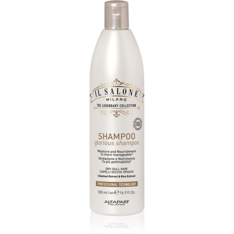 Il Salone Milano Glorious, szampon do włosów suchych i zniszczonych, 500ml