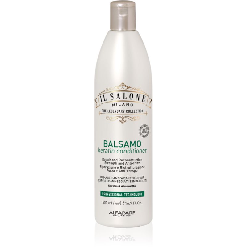 Il Salone Milano Keratin, odżywka regenerująca do włosów zniszczonych, 500ml