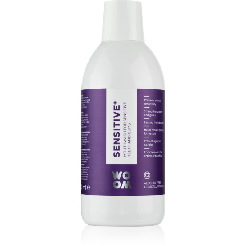 WOOM WOOM SENSITIVE+ 500ml - płyn do nadważliwych zębów