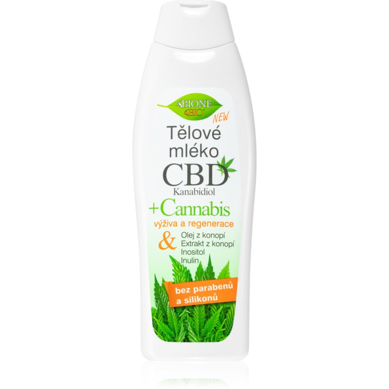 Bione Cosmetics Odżywczymleczko do ciała CBD Kanabidiol 500 ml