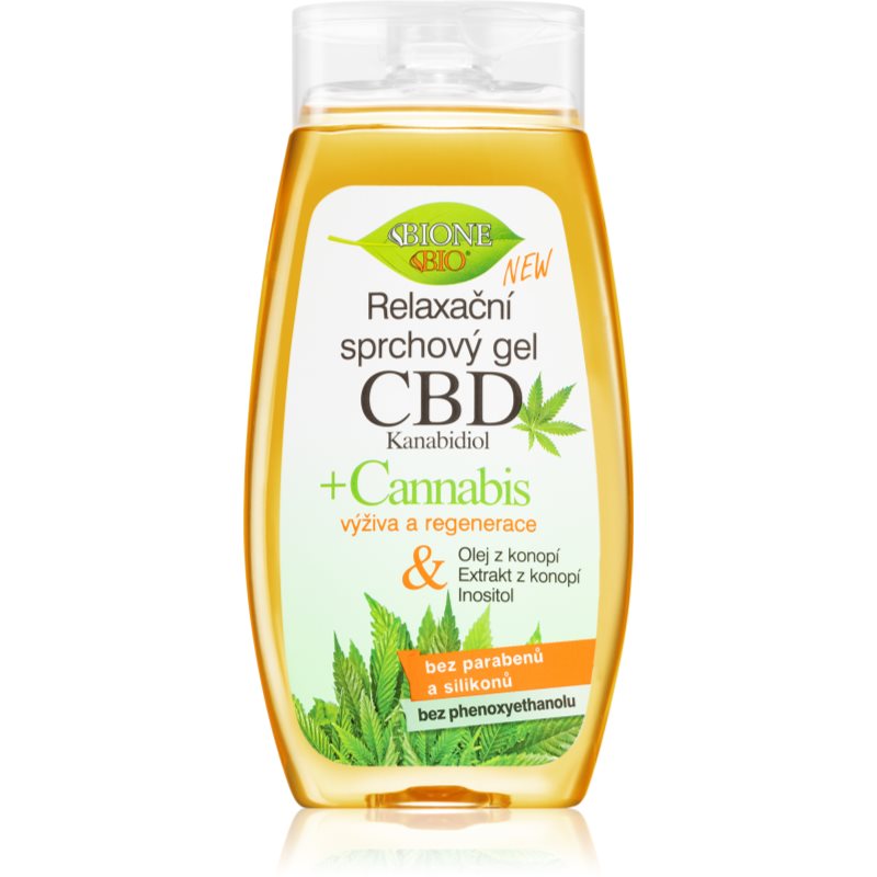 Bione Cosmetics Odżywianie regeneracyjneżel pod prysznic CBD Kanabidiol 260 ml