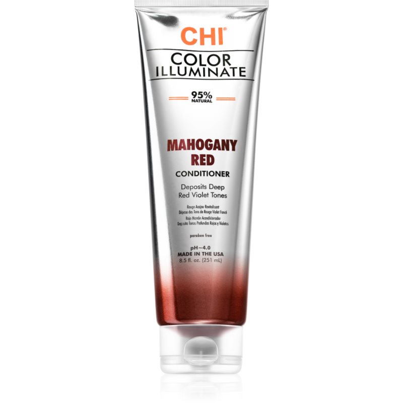 CHI Color Illuminate Conditioner, odżywka koloryzująca, Mahogany Red, 251ml
