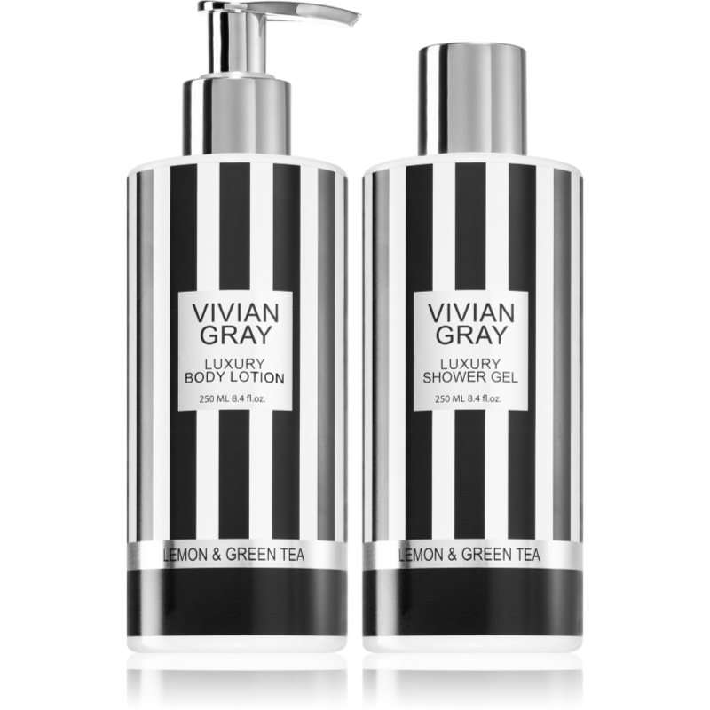 Vivian Gray Zestaw Lemon & Green Tea Żel pod prysznic + Balsam do ciała