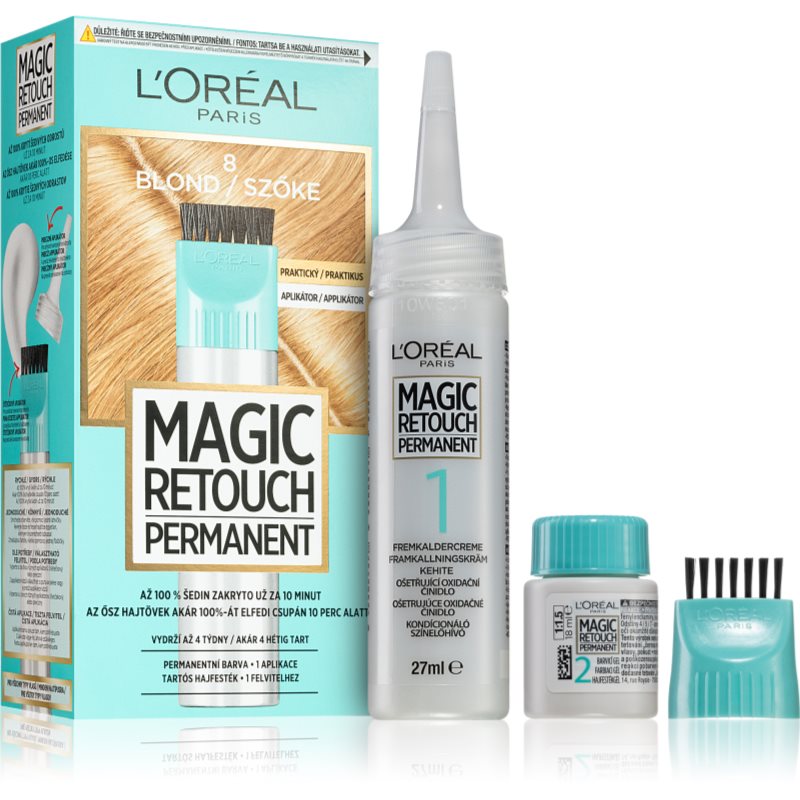 L'Oréal Paris Magic Retouch Permanent farba do włosów 18 ml dla kobiet 8 Blond