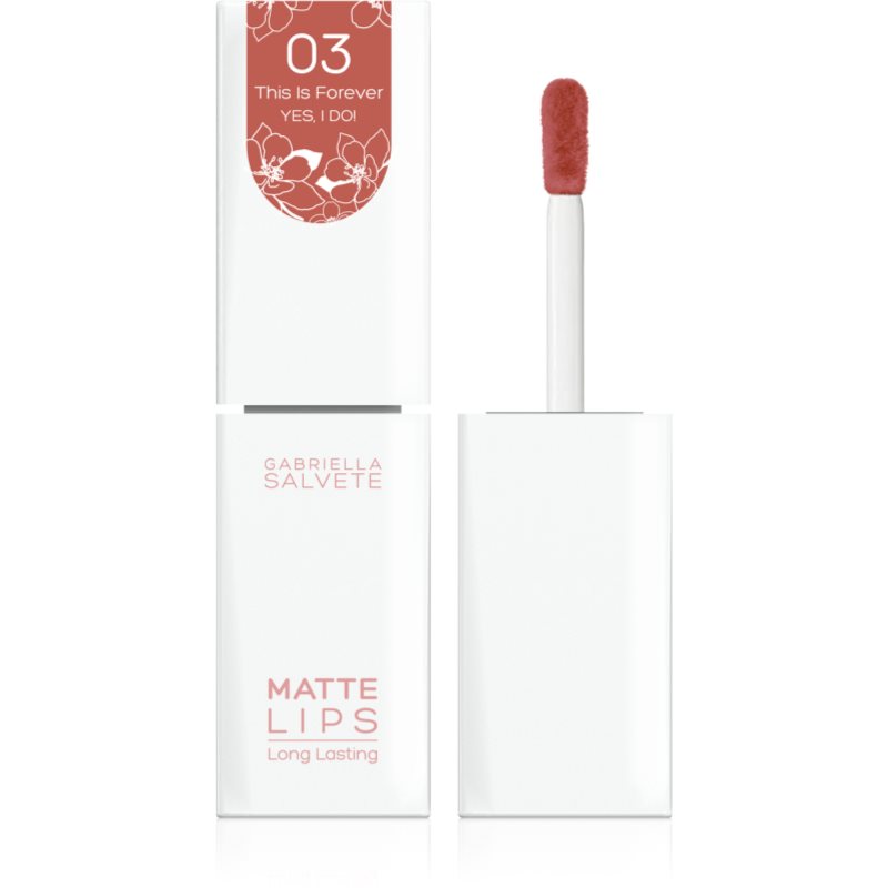 Gabriella Salvete Yes I Do! Matte Lips pomadka 45 ml dla kobiet 03 This Is Forever