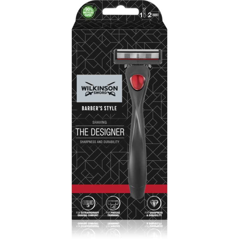 WILKINSON SWORD BARBER'S STYLE THE DESIGNER MASZYNKA DO GOLENIA DLA MĘŻCZYZN + 1 WKŁAD