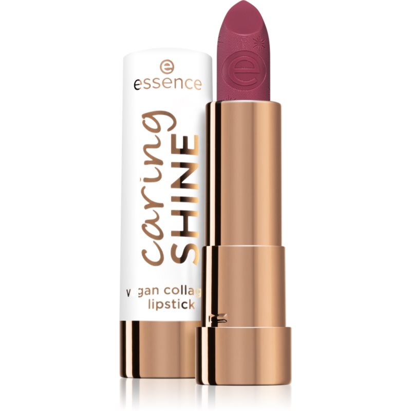 Essence Caring SHINE vegan collagen lipstick Pielęgnacyjna szminka z wegańskim kolagenem 3,5g 203