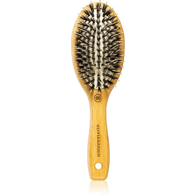 Olivia Garden Healthy Hair HH-P6 Ionic Combo, Szczotka do włosów bambusowa do masażu skóry głowy