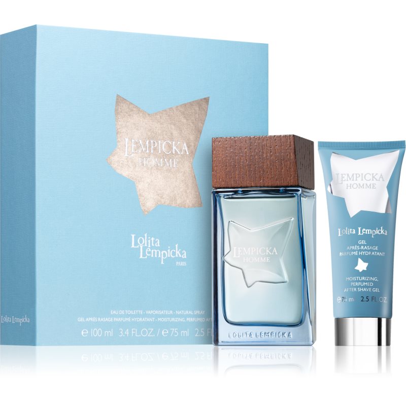 Zestaw Lolita Lempicka Men Woda toaletowa 100 ml + Zapachowy żel po goleniu 75 ml (3760269840188)