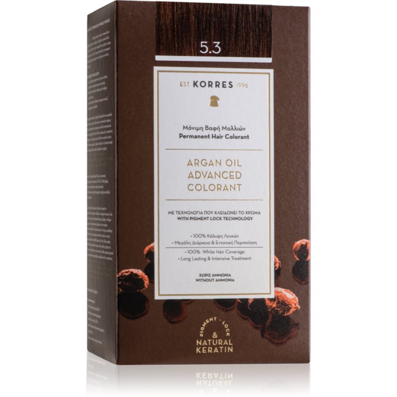 Korres Argan Oil gotowymi Coloration Light Brown 5.0, 145 ML 145 ml 0500266