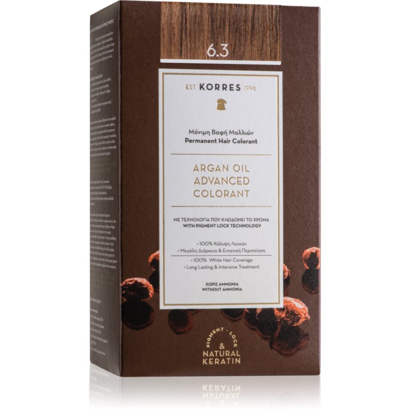 Korres Argan Oil gotowymi Coloration Light Brown 5.0, 145 ML 145 ml 0500267