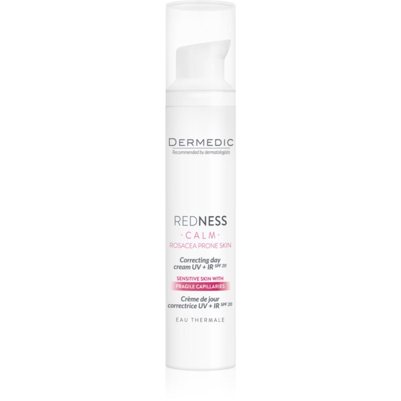 Biogened S.A. Dermedic Redness Calm krem korygujący na dzień UV+ IR 40 ml