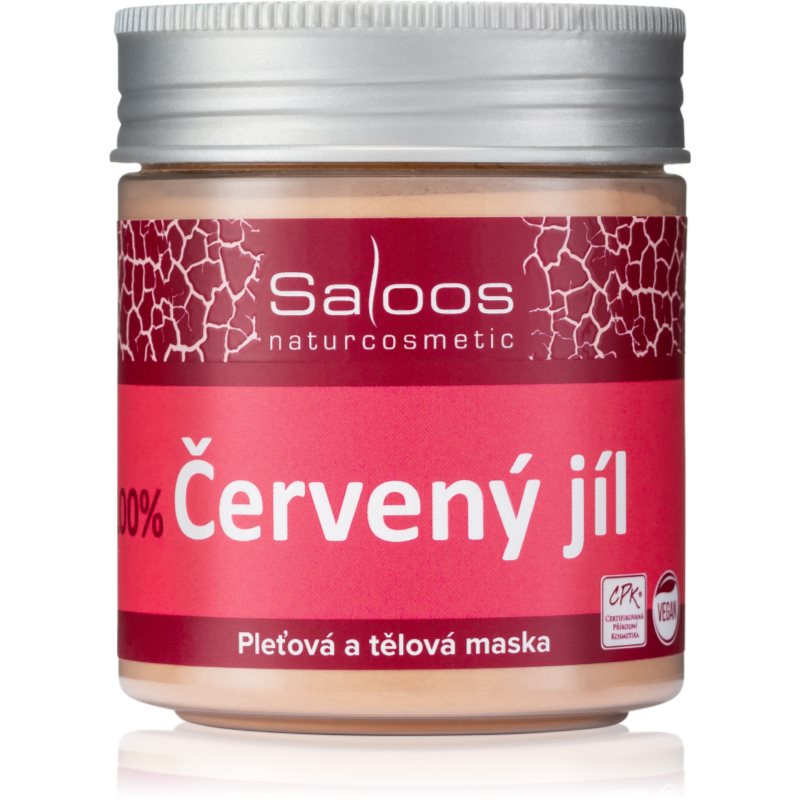 Saloos 100% Red Clay Face and Body Mask 140g