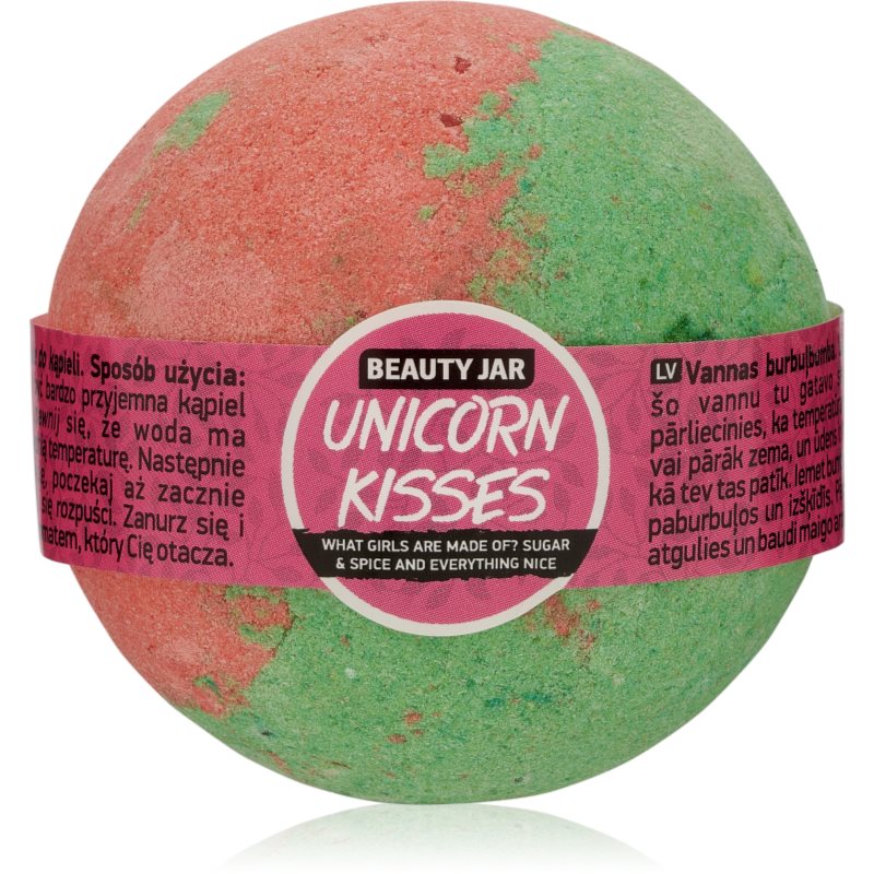 Beauty Jar, Unicorn Kisses, kula do kąpieli, 150 g