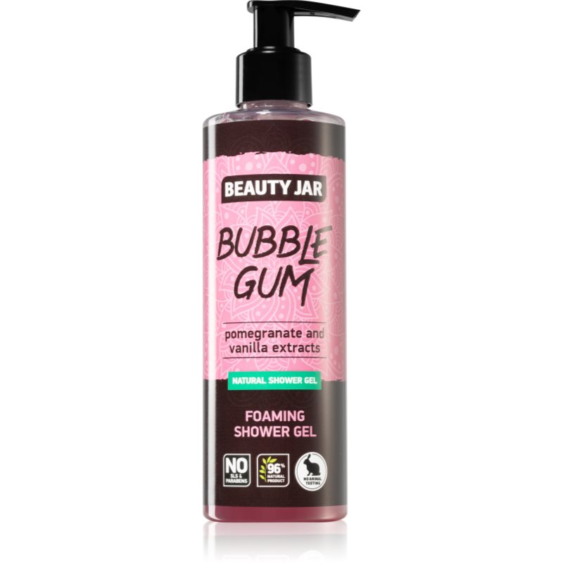 Beauty Jar Beauty Jar BUBBLE GUM Pieniący żel pod prysznic ekstrakt z granatu i wanilii 250ml