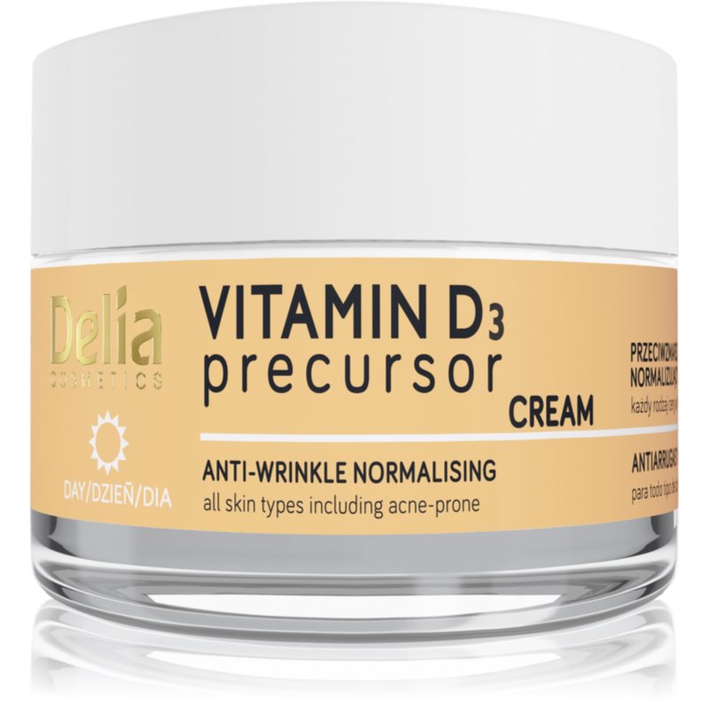 Delia VITAMIN D3 PRECURSOR PRZECIWZMARSZCZKOWY KREM DO TWARZY NA DZIEŃ 50ML 5906750800745