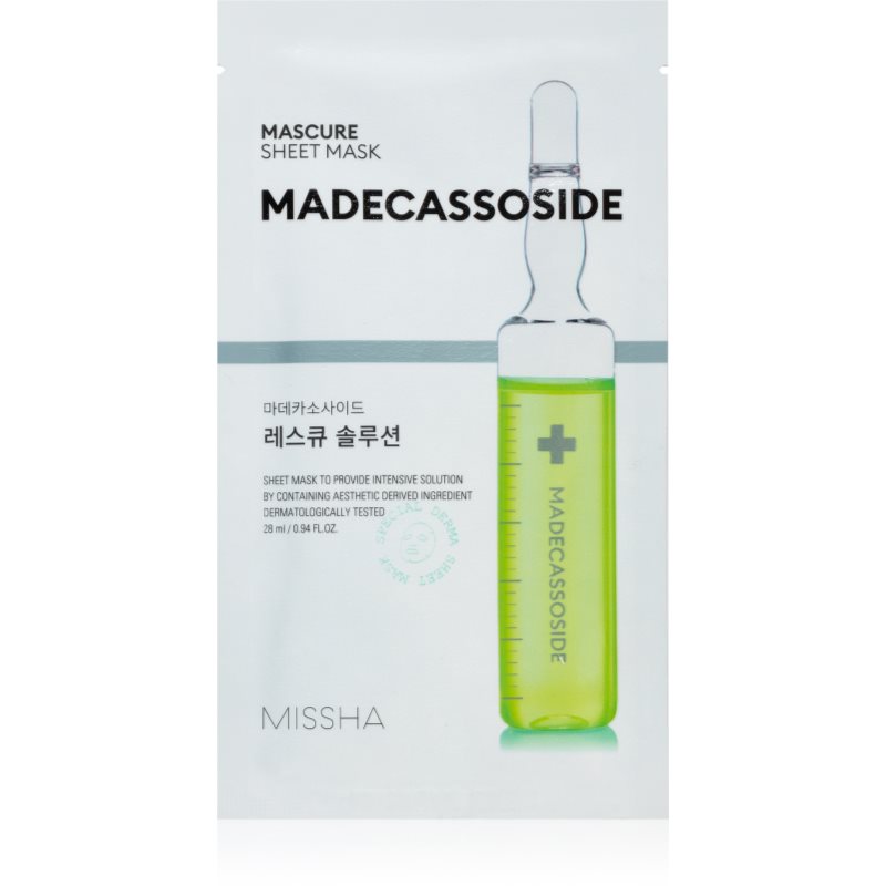 Missha Mascure Rescue Solution Sheet Mask Madecassoside - 27 ml / 1 szt 2099751