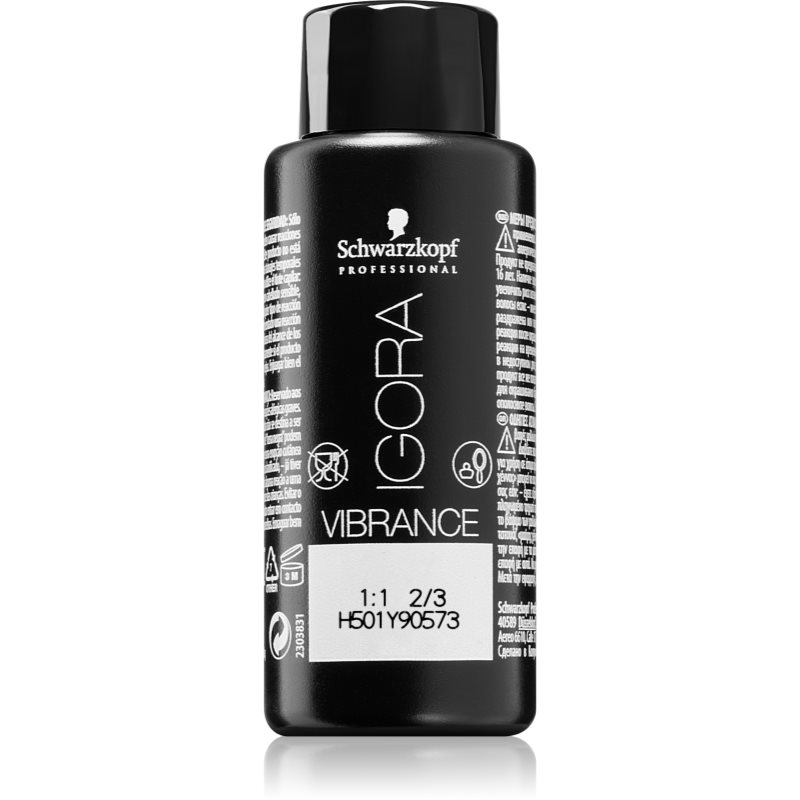 Schwarzkopf Professional IGORA Vibrance demi-permanentna farba do włosów odcień 5-1 Light Brown Cendre 60 ml