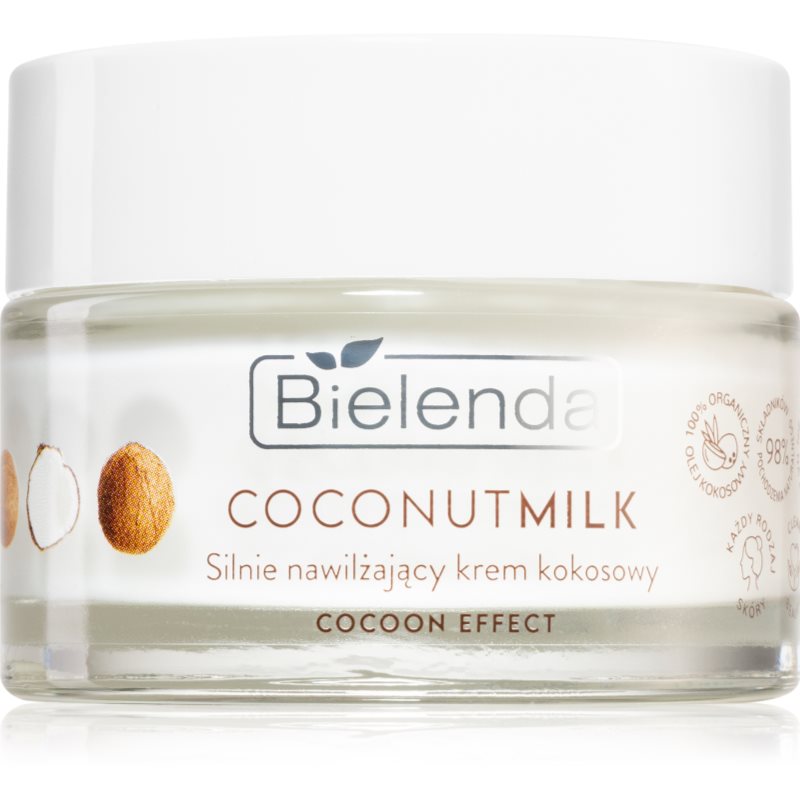 Bielenda Coconut Milk Silnie nawilżający krem kokosowy Cocoon Effect