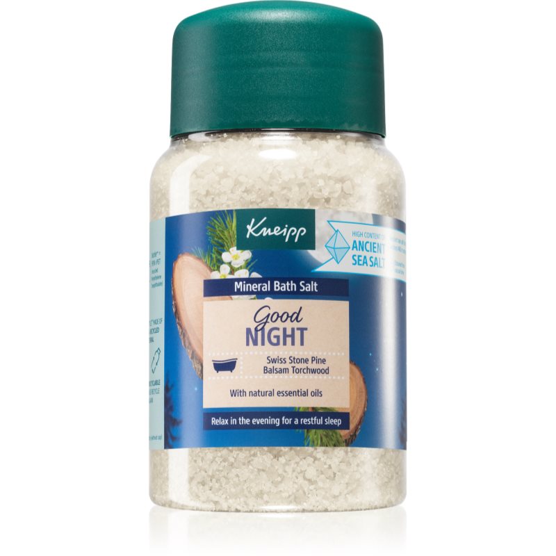 KNEIPP Good Night Szwajcarska pinia i Amyris Sól do kąpieli, 500g