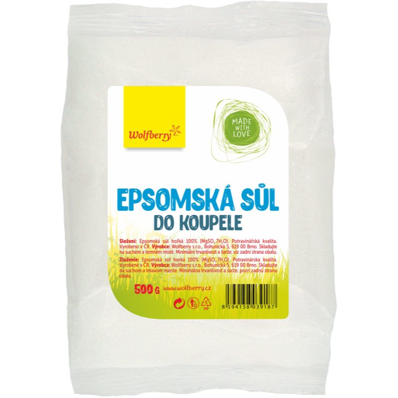 Wolfberry Epsom bath salt sól do kąpieli 500 g