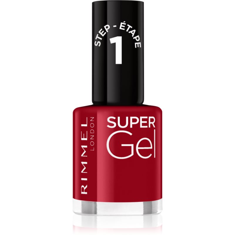 Rimmel London Super Gel STEP1 lakier do paznokci 12 ml dla kobiet 056 Sexy Santa