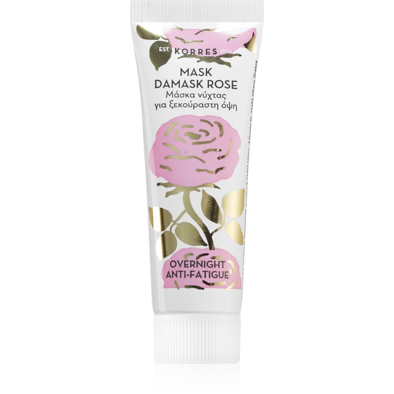 Korres adamaszkowa róża Anti Fatigue i Nourishing Mask, 18 ML 0100486