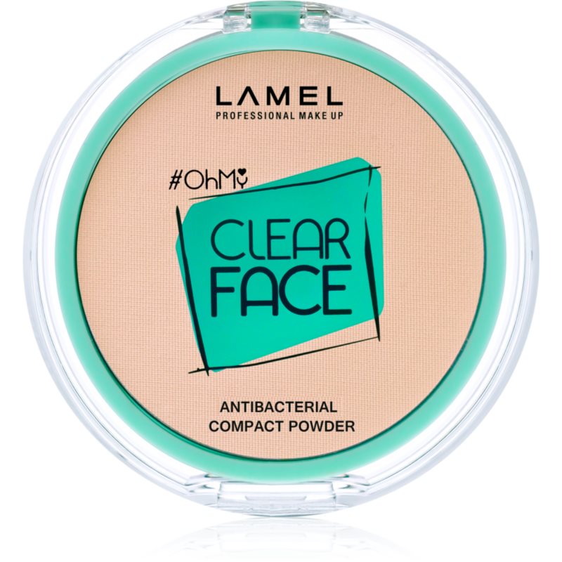 LAMEL OhMy Clear Face Puder kompaktowy antybakteryjny nr 401 6g