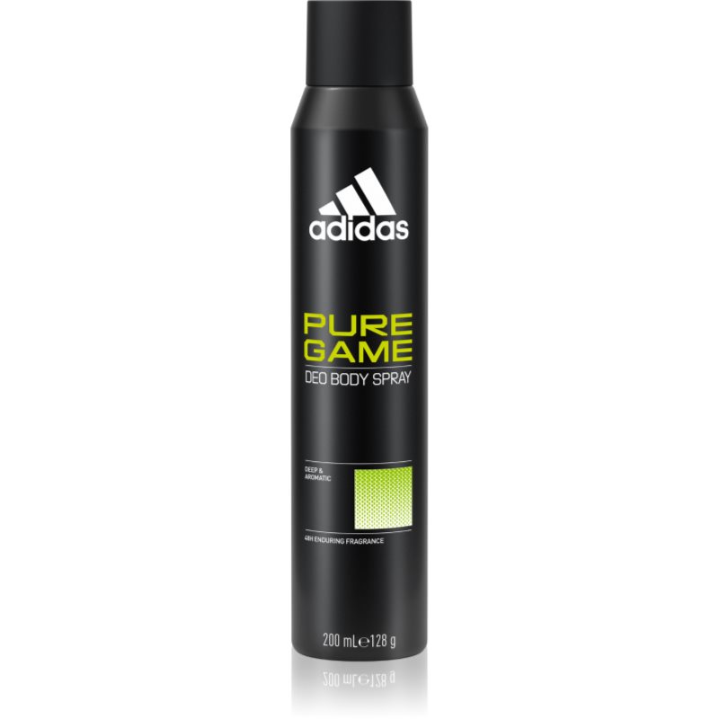 Adidas Pure Game Deo Body Spray 48H Dezodorant dla mężczyzn 200 ml