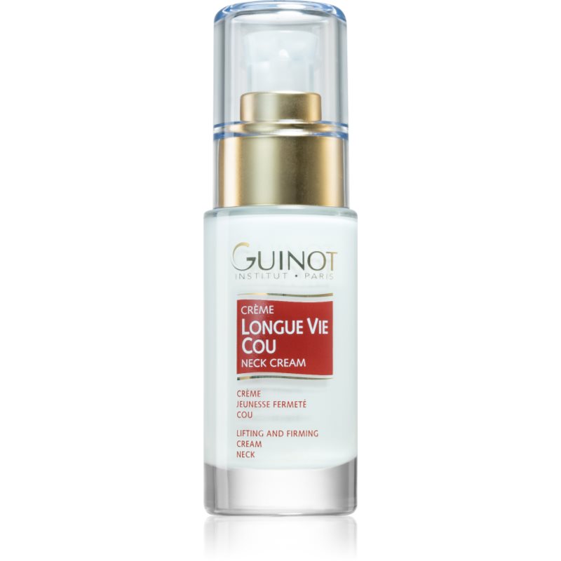 Guinot Longue Vie wygładzająco-ujędrniający krem ujednolicający koloryt skóry na szyi i dekolcie 30 ml