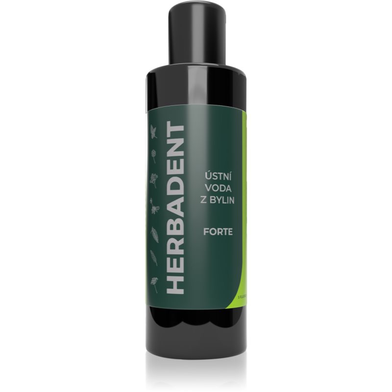 HERBADENT ORIGINAL Ziołowy płyn do płukania jamy ustnej FORTE z fluorem  400 ml