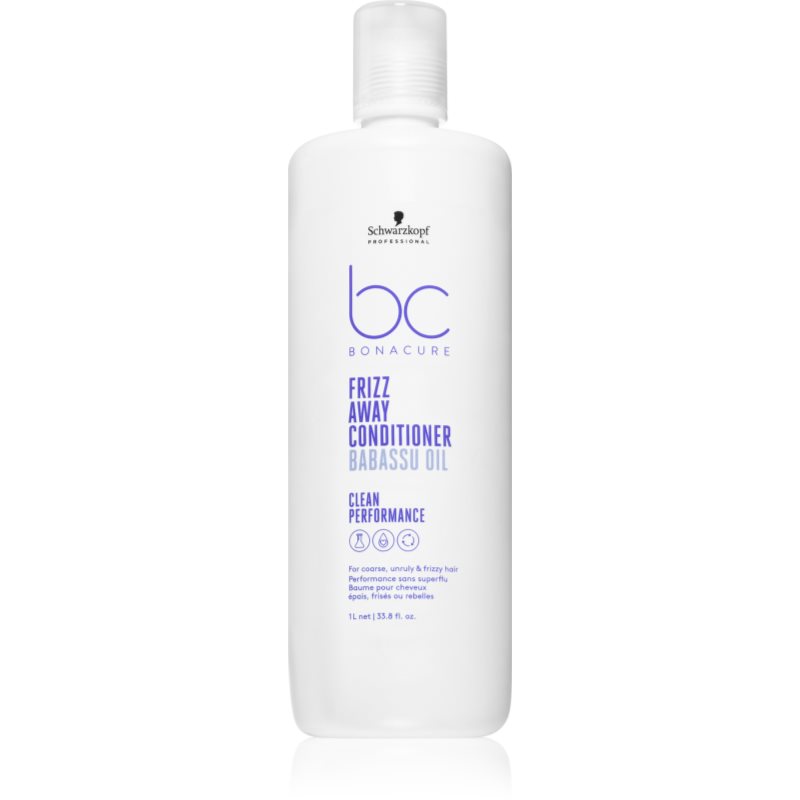 Schwarzkopf BC Frizz Away, wygadzajca odywka do wosw z olejem babassu, 1000ml