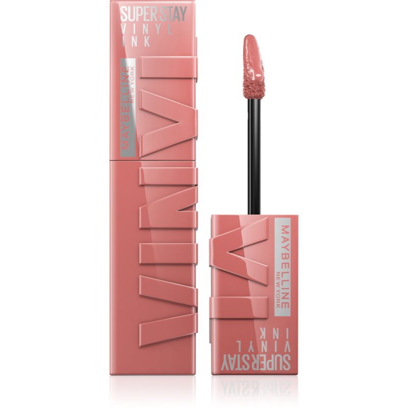 Maybelline, Super Stay Vinyl Ink, Winylowa pomadka w płynie 100 Charmed, 4.2 ml